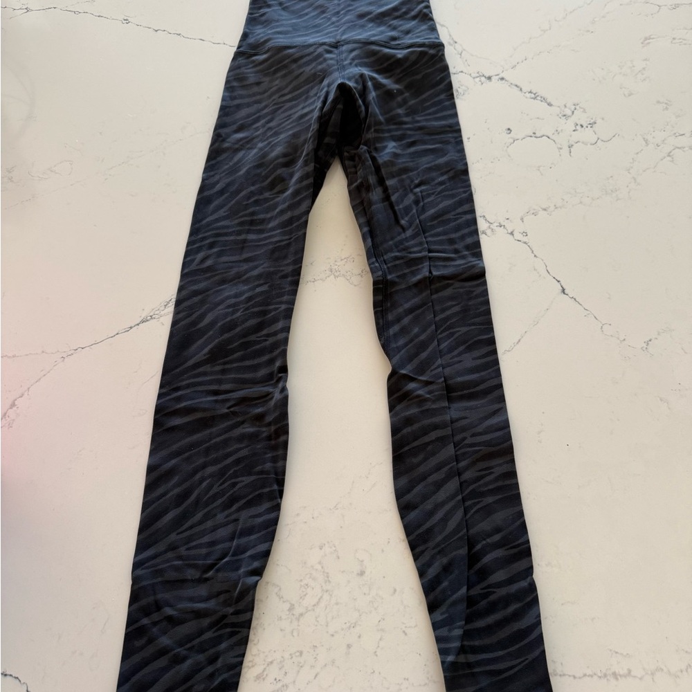 lululemon athletica Black Patterned Leggings